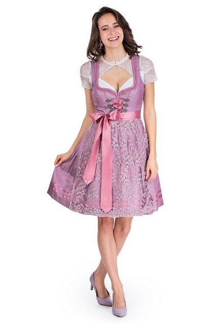 Spieth & Wensky Dirndl Mini Dirndl 2tlg. - AKELA - himbeerrosa/rosé günstig online kaufen