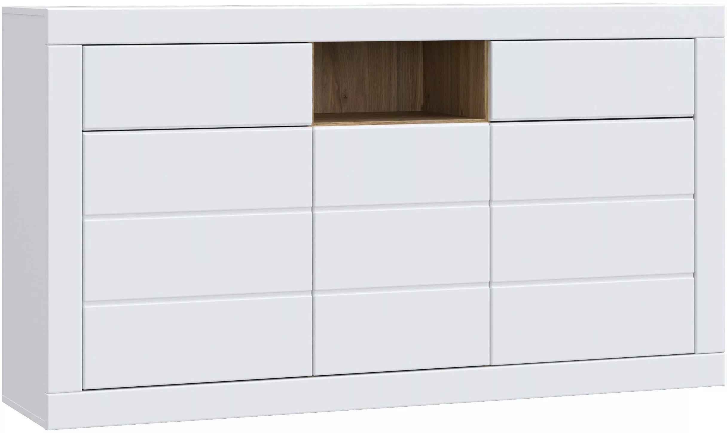 FORTE Sideboard "Breite 170,7, Höhe 93,5cm", Sideboard, viel Platz, Push to günstig online kaufen