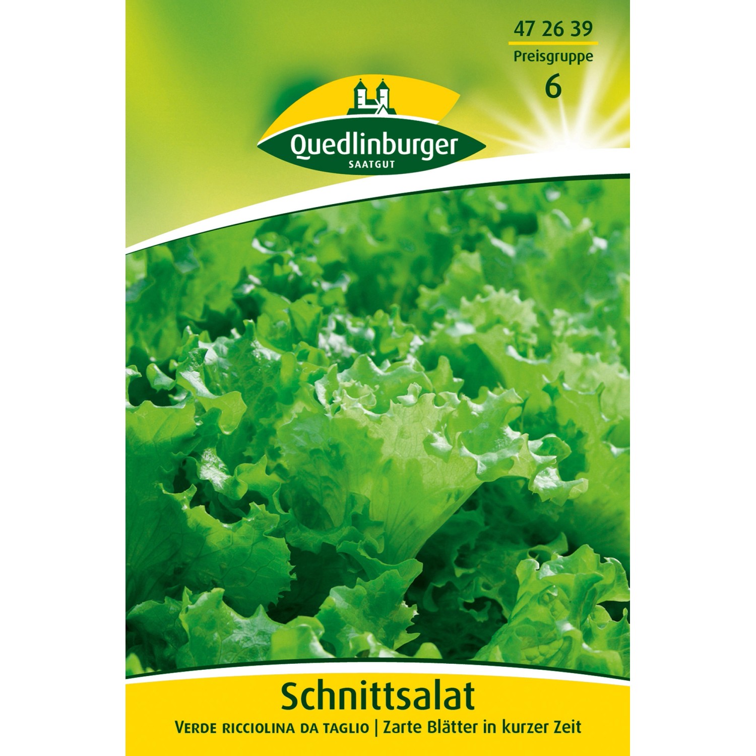 Quedlinburger Schnit Salat ''verde ricciolina da taglio'' Großpackung günstig online kaufen