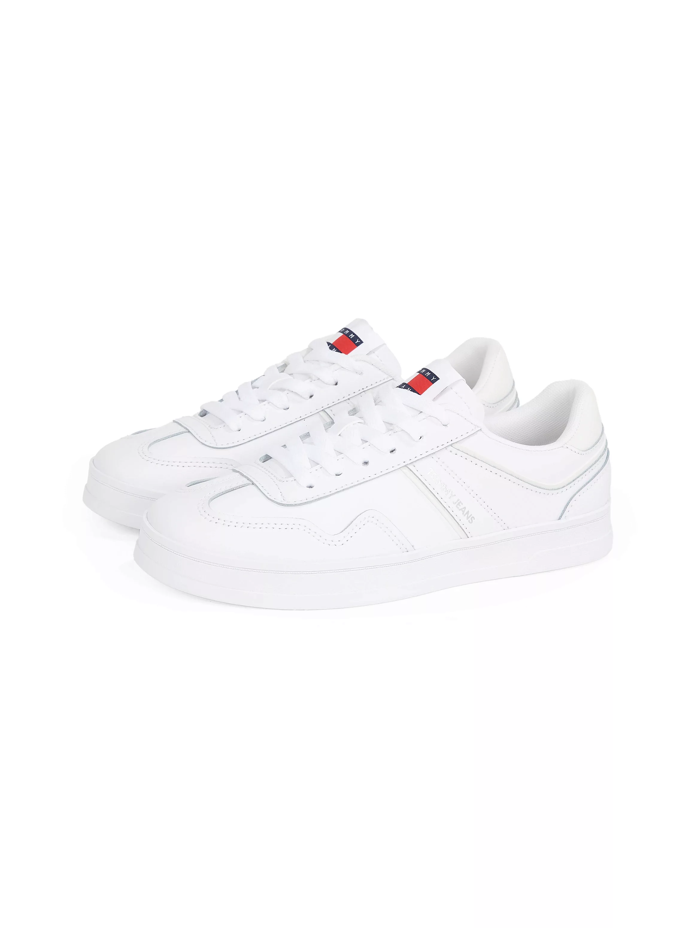 Tommy Jeans Plateausneaker "THE GREENWICH LEATHER", Freizeitschuh, Halbschu günstig online kaufen