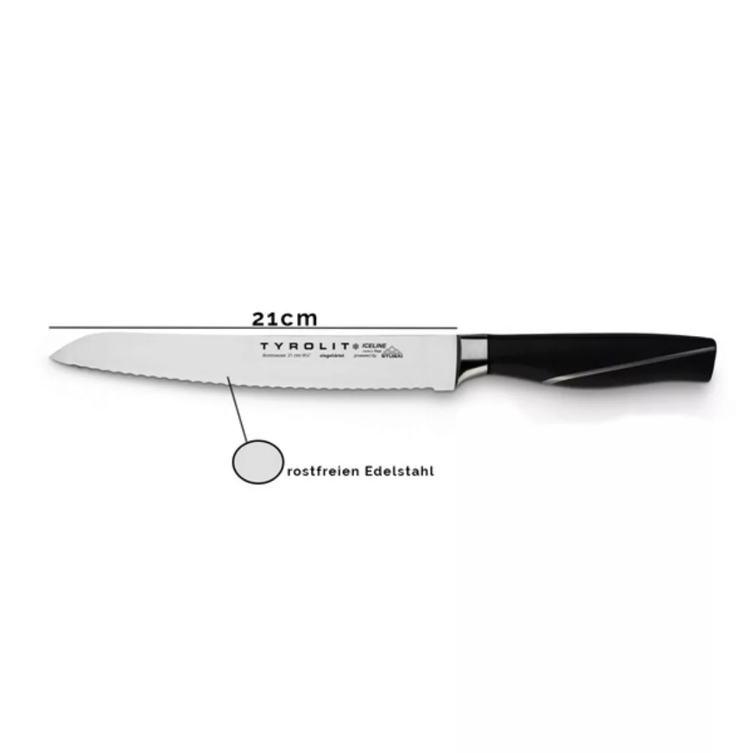 Hochwertiges Brotmesser Aus Edelstahl | 21cm Klinge | Ergonomischer Griff günstig online kaufen