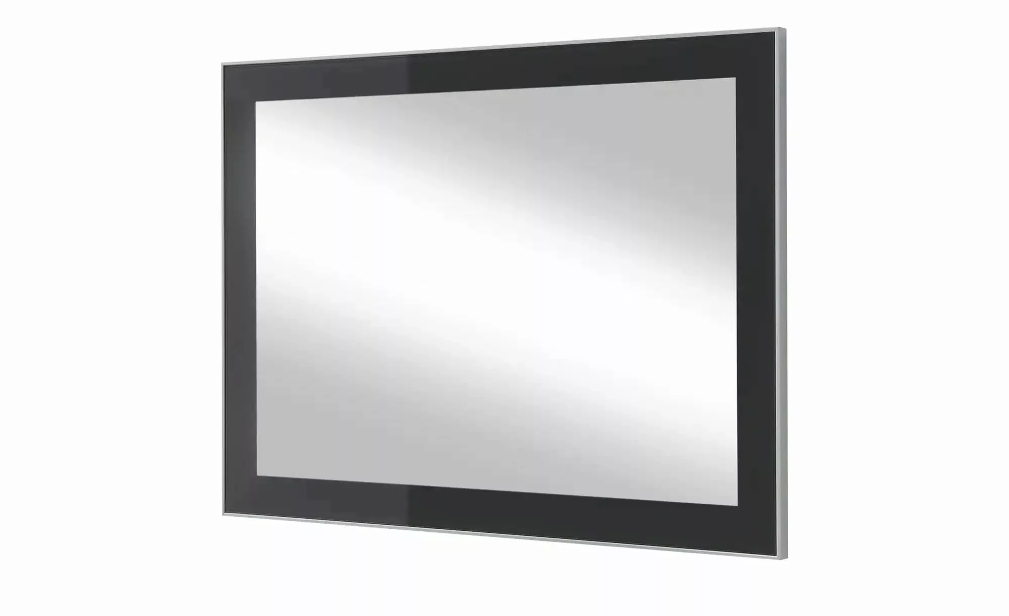 Spiegel 80 x 60 cm Duna ¦ grau ¦ Glas,Aluminium,Holzwerkstoff ¦ Maße (cm): günstig online kaufen
