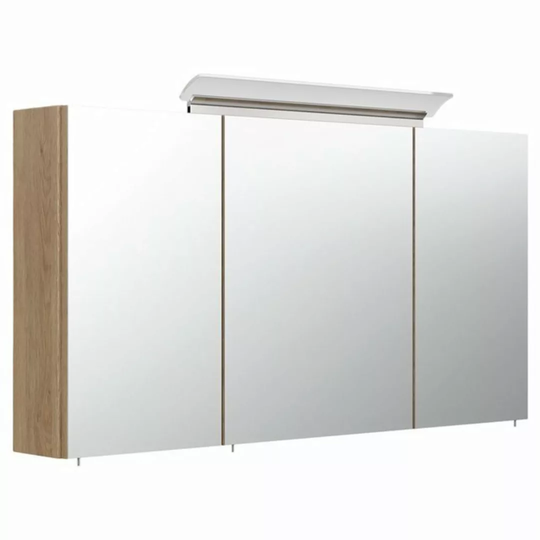 Lomadox Badezimmer Spiegelschrank 120cm NEWLAND-02 inkl. Aufbau-LED-Acrylla günstig online kaufen