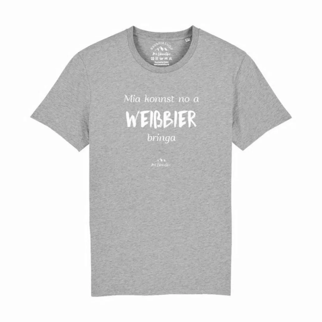 Bavariashop T-Shirt Herren T-Shirt "Mia konnst no a Weißbier bringa günstig online kaufen