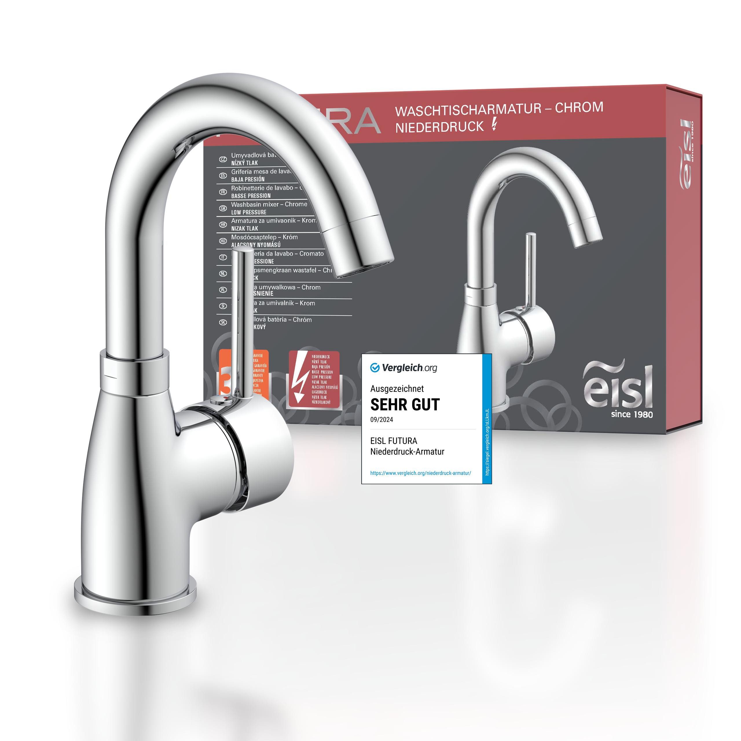 Eisl Waschtischarmatur Futura Niederdruckarmatur, mit Energiesparfunktion günstig online kaufen