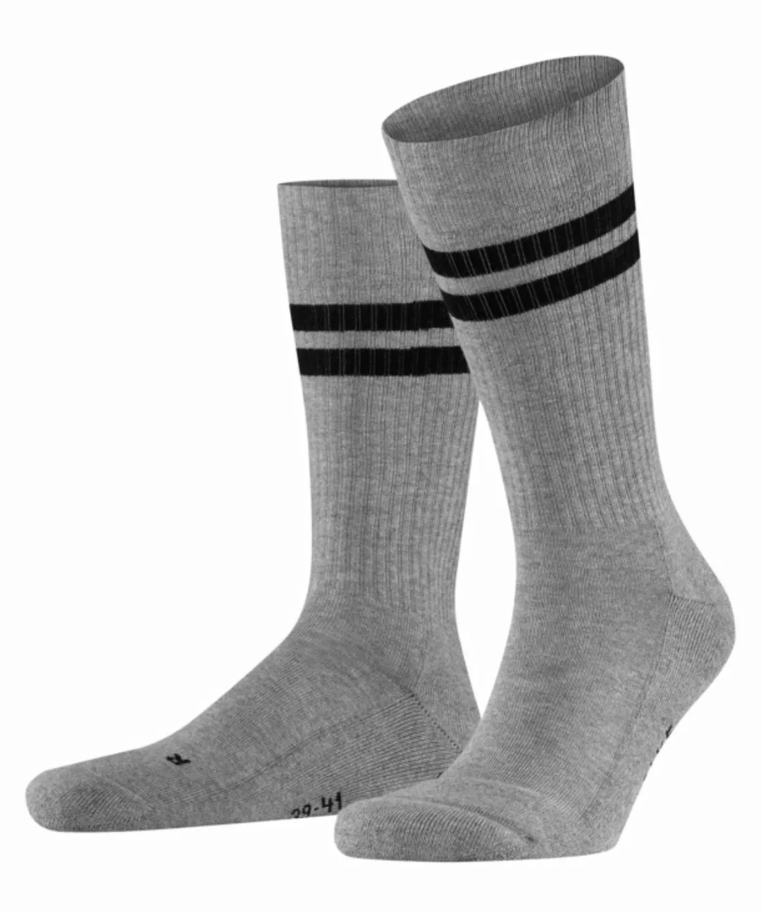 FALKE Dynamic Socken, 46-48, Grau, Streifen, Baumwolle, 12601-340005 günstig online kaufen