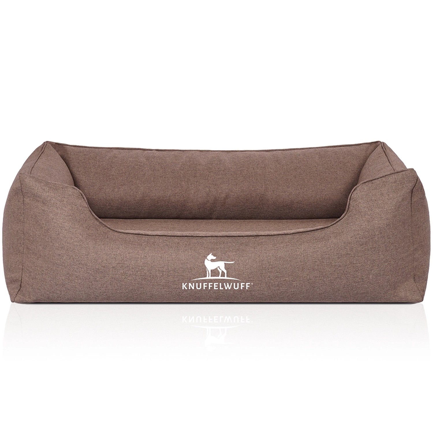 Knuffelwuff Hundebett Wippo Orthopädisch Velours M-L 85 x 63cm Potatoe günstig online kaufen