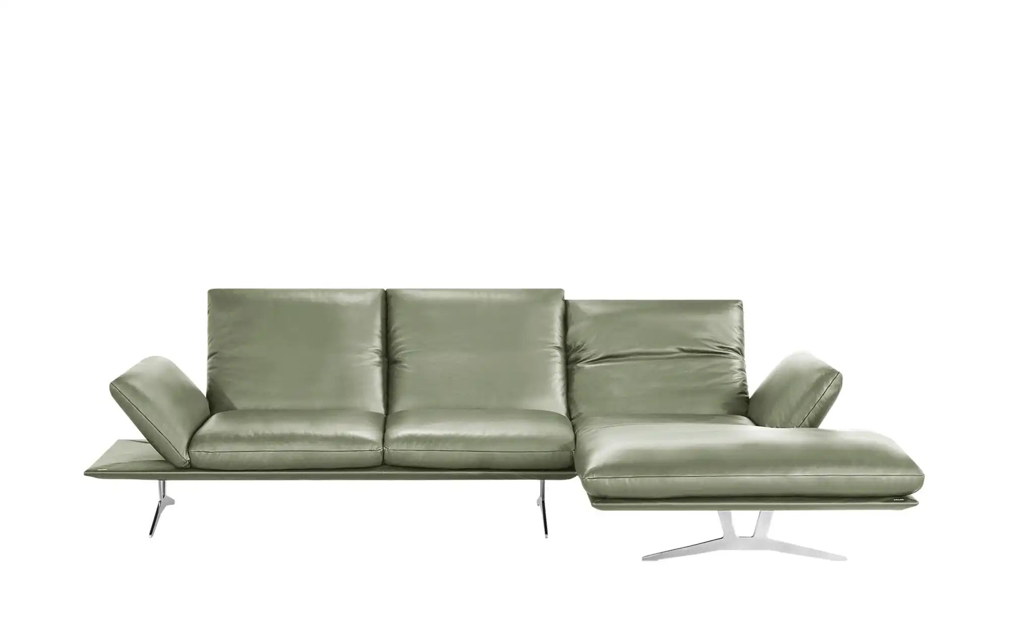 KOINOR Ecksofa Echtleder Francis ¦ grün ¦ Maße (cm): B: 314 H: 93 T: 159 Po günstig online kaufen