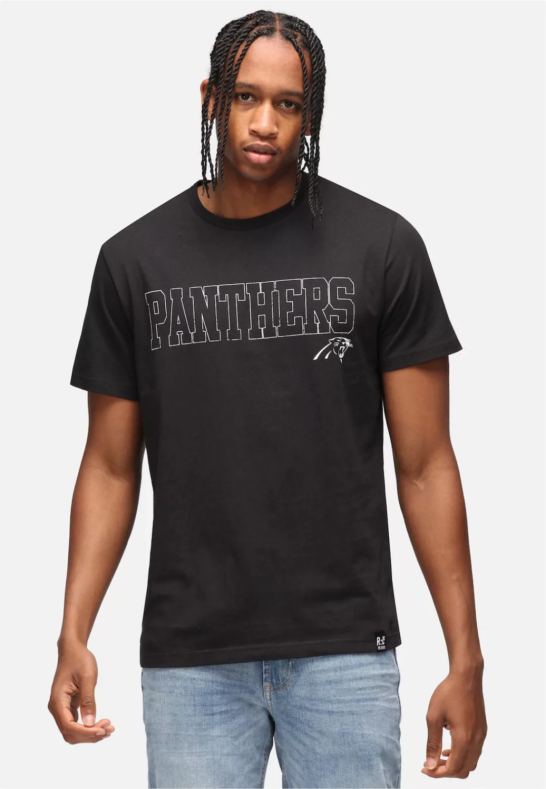 Recovered T-Shirt "NFL Panthers Logo Core", (1 tlg.), im zeitlosen Design günstig online kaufen