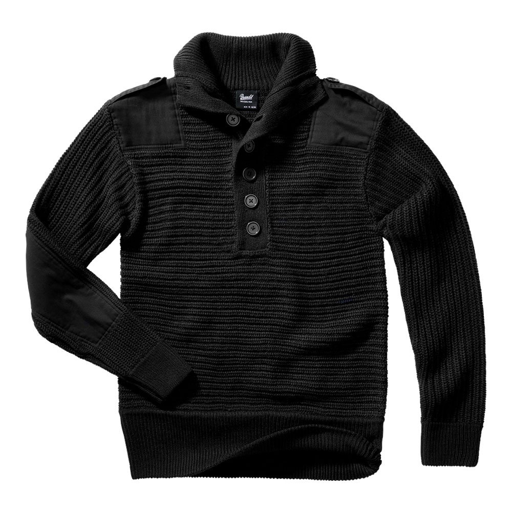 Brandit Alpin Stehkragen Sweater 3XL Black günstig online kaufen