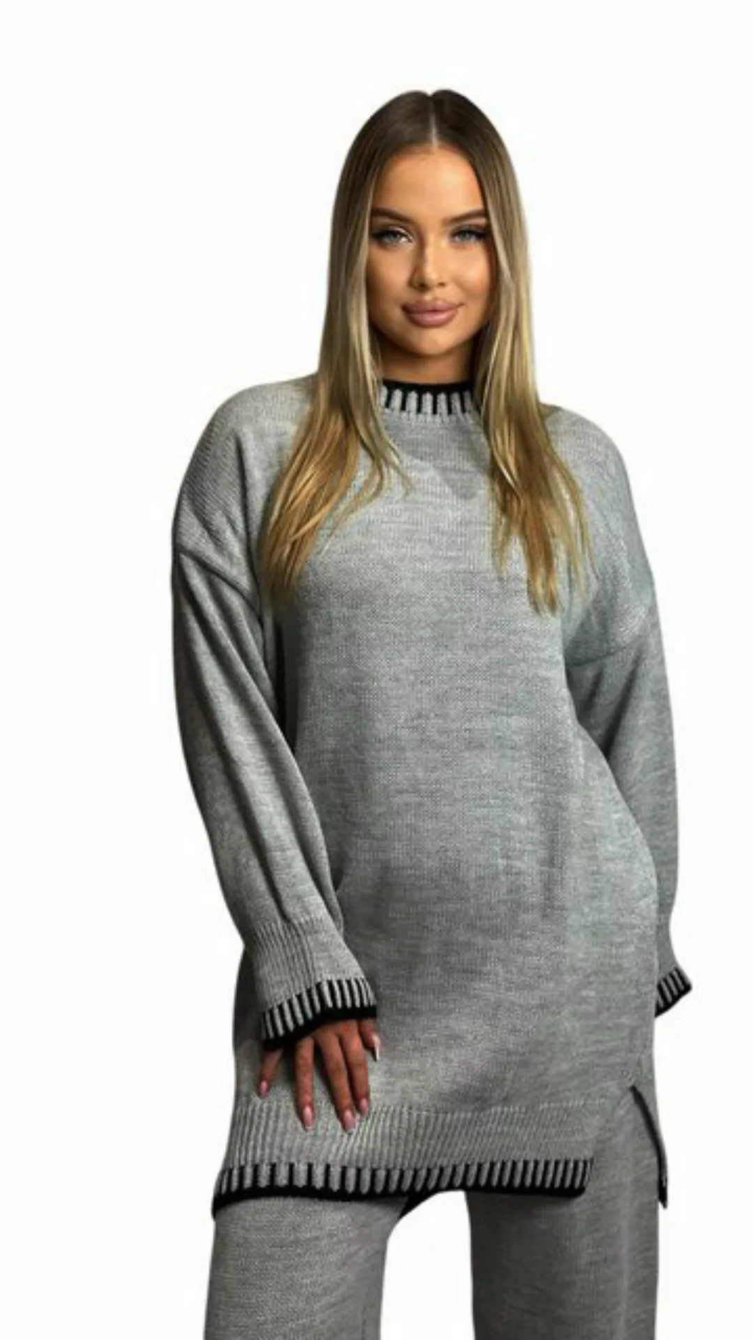 Mississhop Strickhose Strickanzug Strickset 2-teilig Hose Pullover M.382 (2 günstig online kaufen