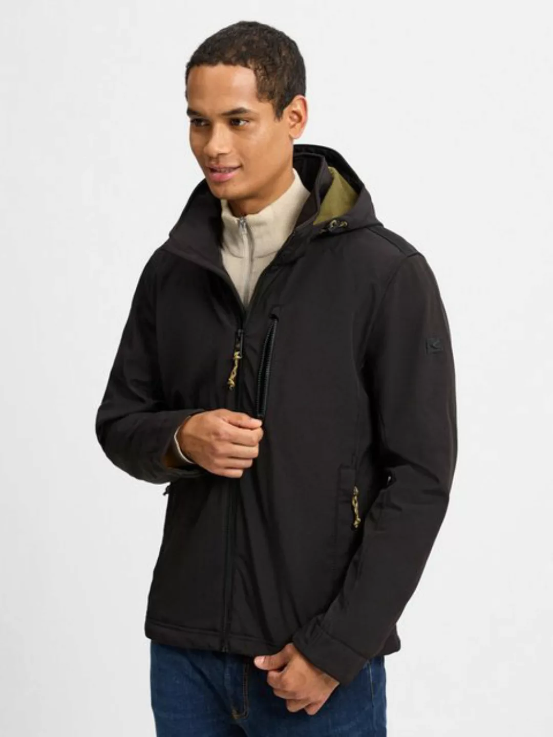 camel active Steppjacke Softshell-Jacke mit abnehmbarer Kapuze günstig online kaufen