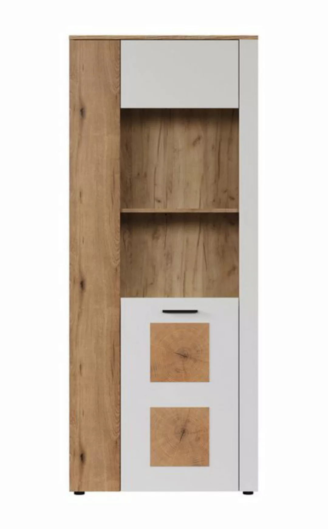 trendteam Vitrine (Vitrine) Vitrinenschrank Hochschrank 80 x 195 x 42 cm günstig online kaufen