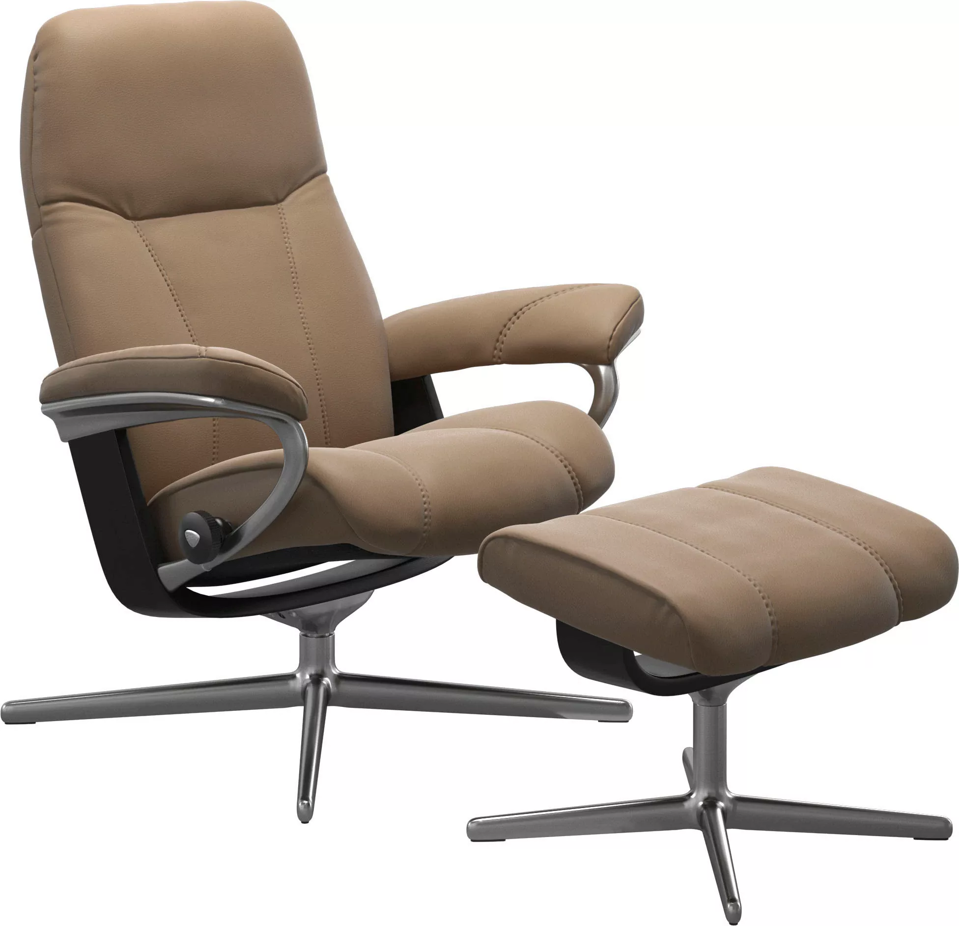 Stressless Relaxsessel "Consul", mit Cross Base, Größe S, M & L, Holzakzent günstig online kaufen