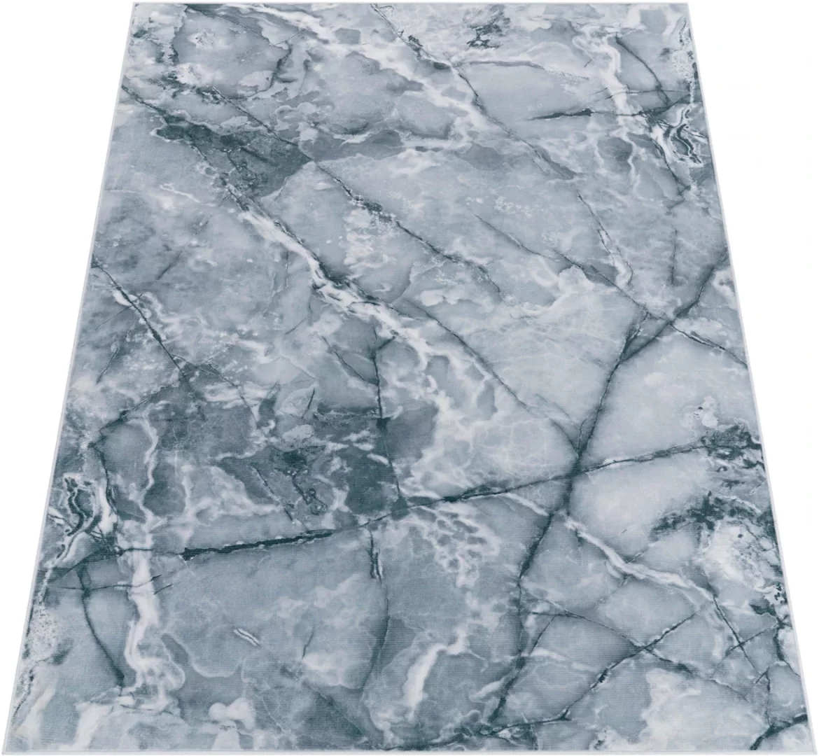 Paco Home Teppich »Marble 247«, rechteckig, 6 mm Höhe, Kurzflor, modernes M günstig online kaufen