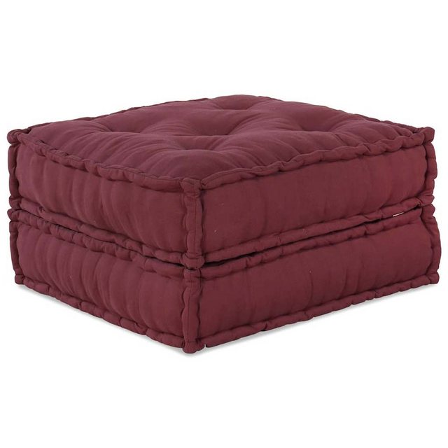 vidaXL Sofa Pouf Modular Sofa Kastanienbraun 70x70x36 cm Stoff günstig online kaufen