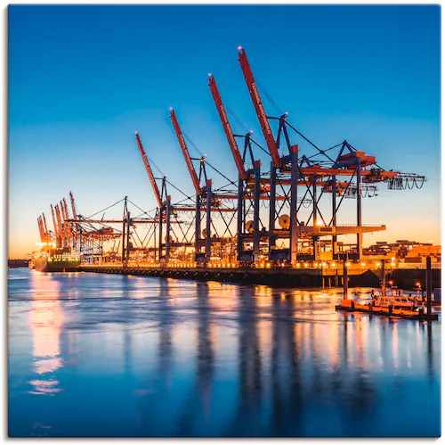 Artland Leinwandbild "Hamburg Container Terminals", Deutschland, (1 St.), a günstig online kaufen