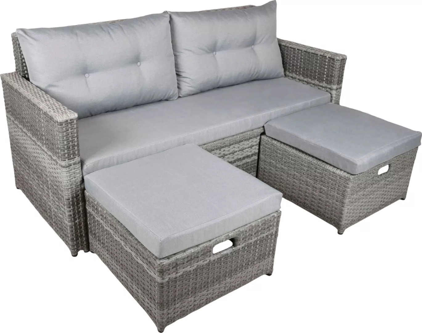 Garden Pleasure Gartenlounge-Set "MALTA", (4 tlg.) günstig online kaufen