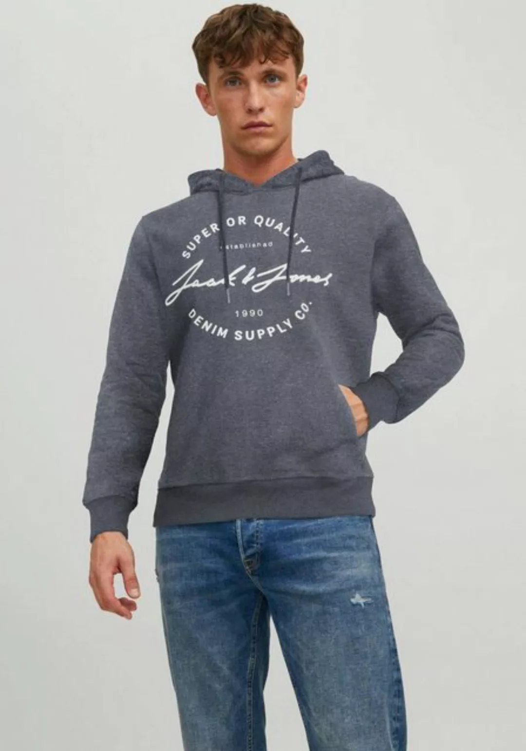 Jack & Jones Kapuzensweatshirt JJACE SWEAT HOOD günstig online kaufen