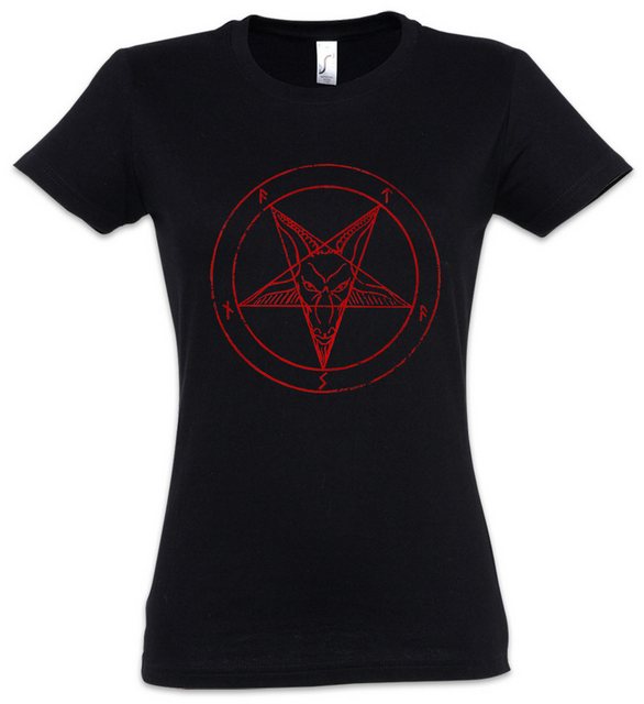 Urban Backwoods Print-Shirt Baphomet Pentagram Sign Damen T-Shirt Shirt Ale günstig online kaufen