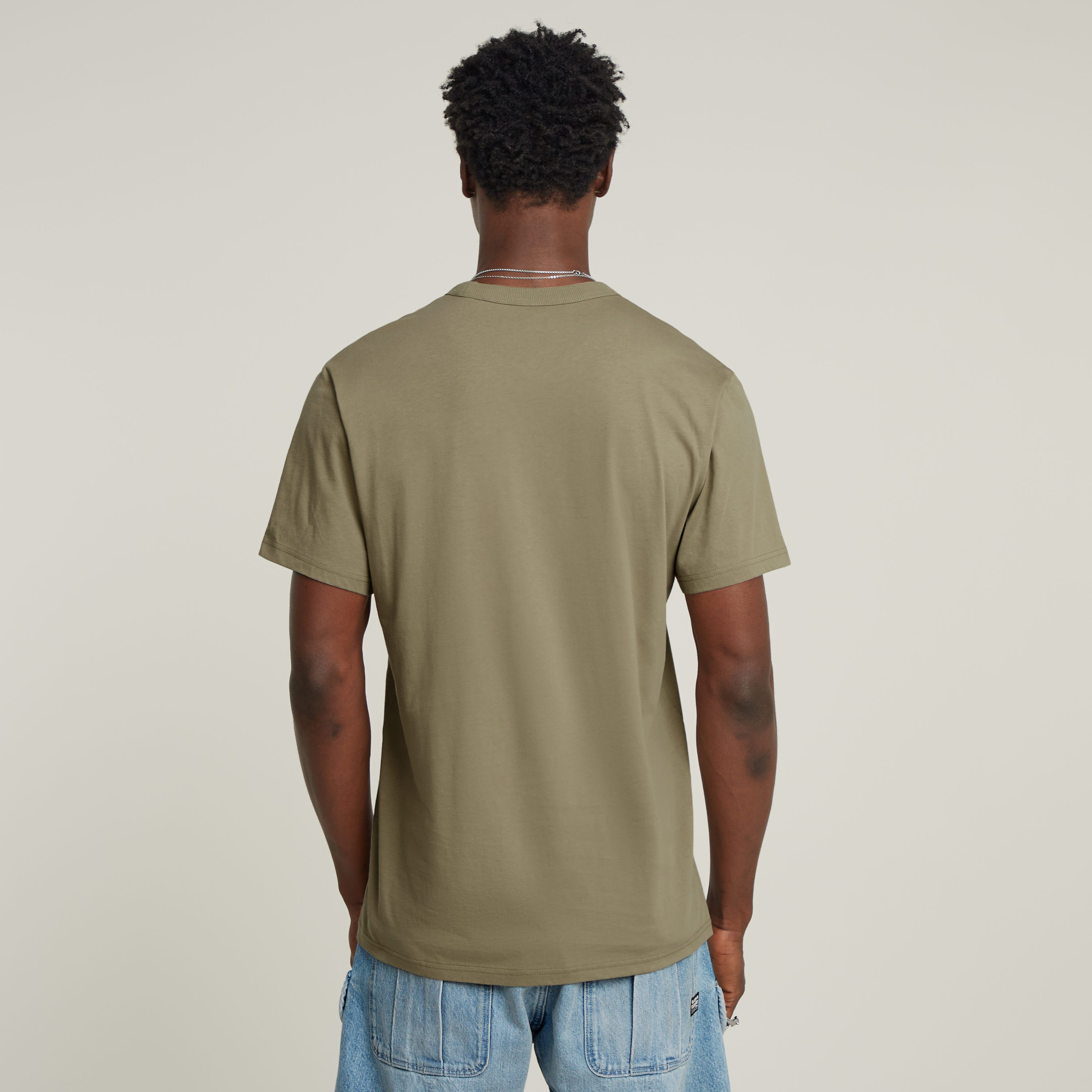 G-STAR T-Shirt "Nifous", Rundhals, mit Rippeinsatz günstig online kaufen