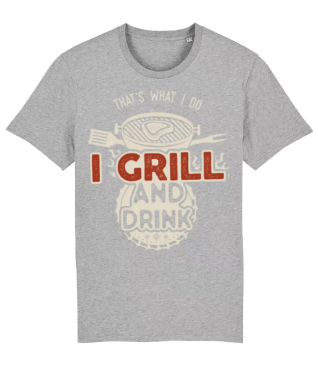 I Grill And Drink · Männer Bio T-Shirt Stanley Stella günstig online kaufen