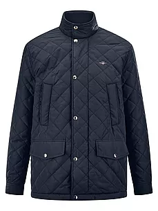 Lange Steppjacke GANT blau günstig online kaufen