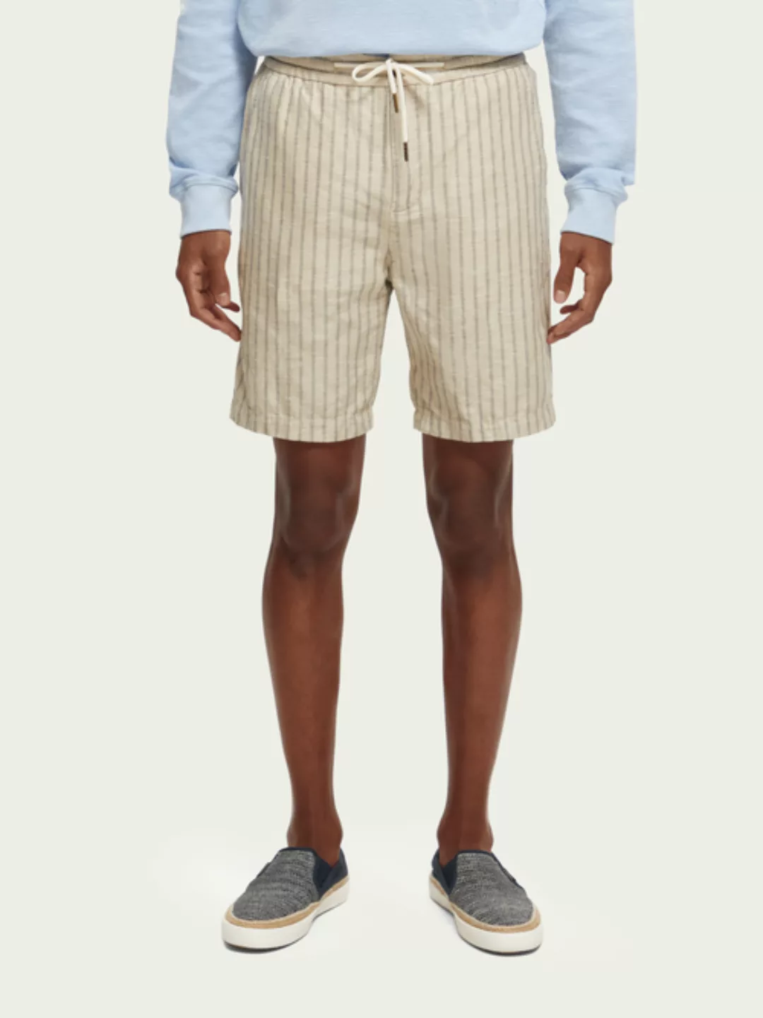 Scotch & Soda The Fave Bermuda-Shorts aus einer Leinenmischung günstig online kaufen