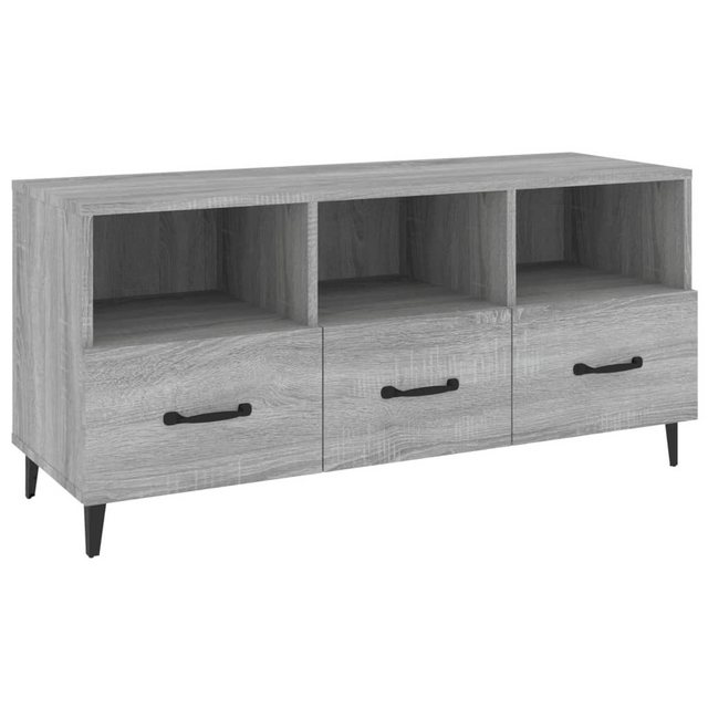 vidaXL TV-Schrank TV-Schrank Grau Sonoma 102x35x50 cm Holzwerkstoff (1-St) günstig online kaufen