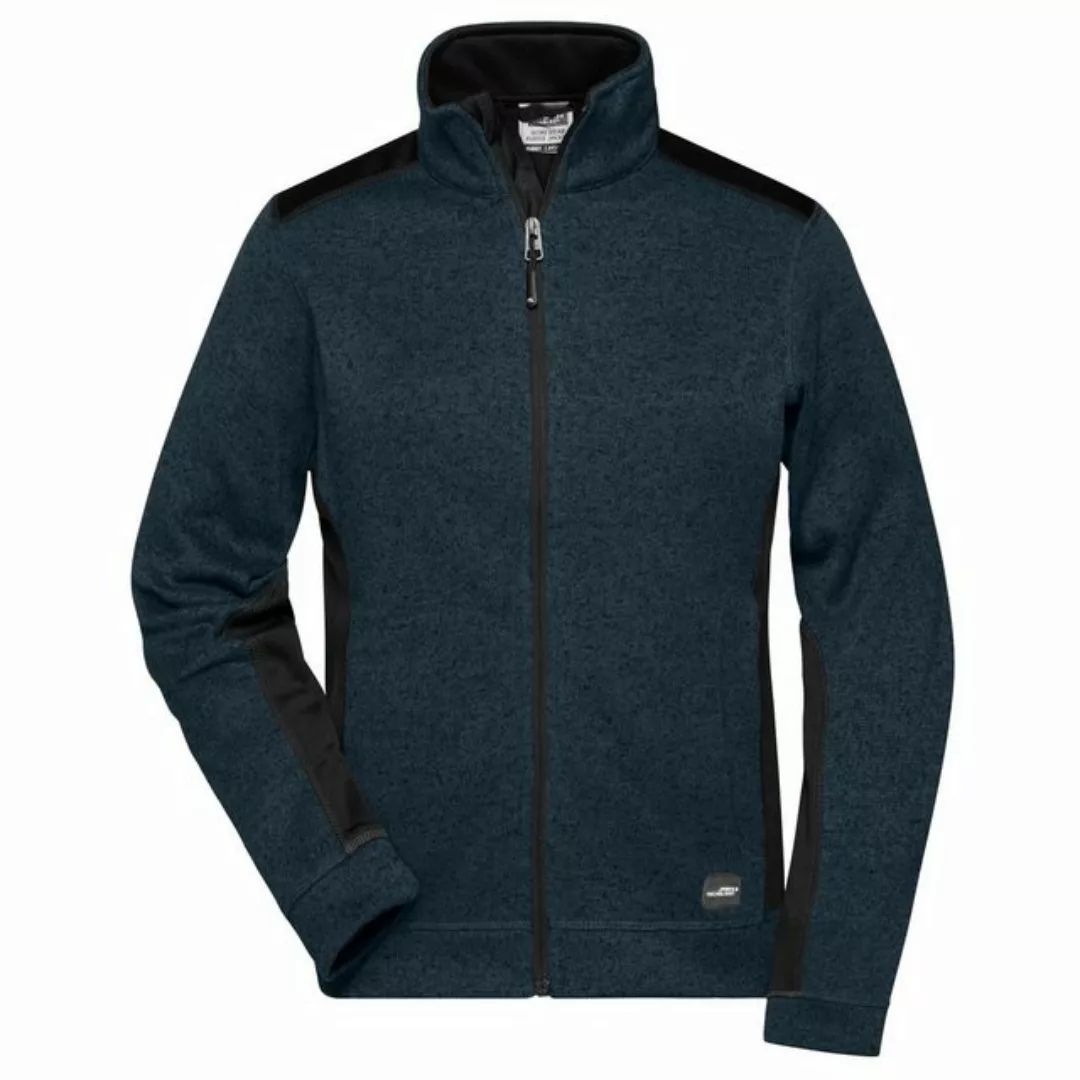 James & Nicholson Fleecejacke Ladies' Knitted Workwear Fleece Jacket günstig online kaufen