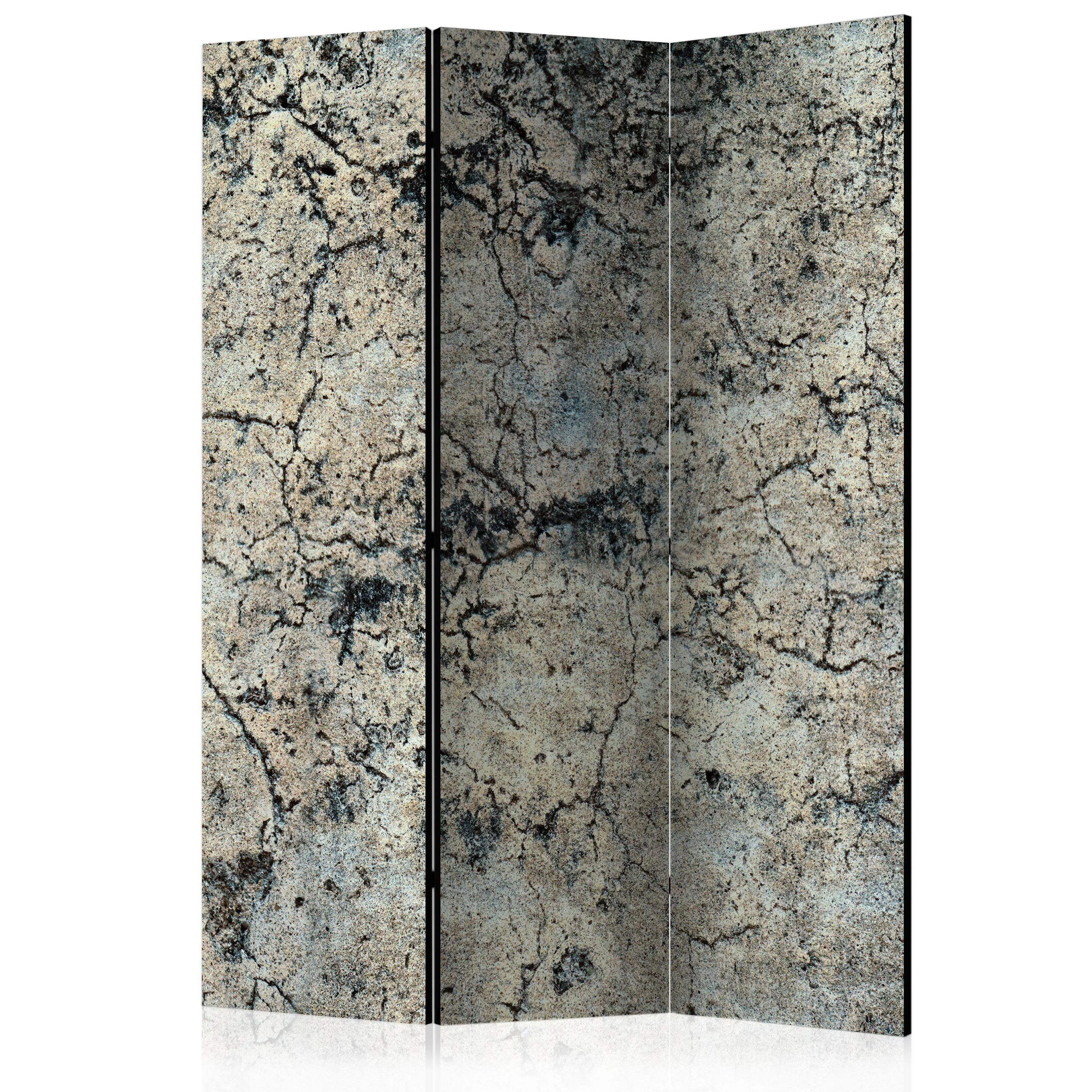 3-teiliges Paravent - Cracked Stone [room Dividers] günstig online kaufen