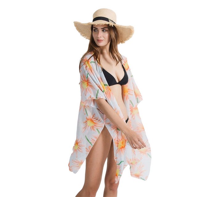 AUKUU Strandkleid Strand Sonnenschutz Allzweck Cardigan Cape 100-135CM günstig online kaufen