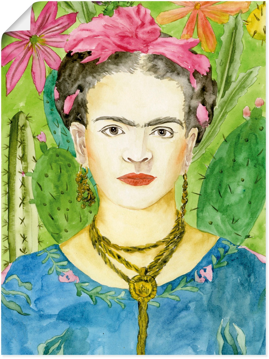 Artland Wandbild "Frida Kahlo II", Bilder von Frauen, (1 St.), als Alubild, günstig online kaufen