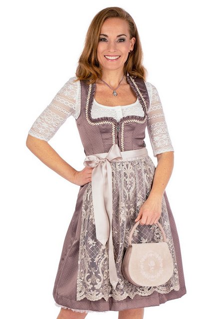 MarJo Dirndl Midi Dirndl 2tlg. - HENRIKE - rosenholz/cremebeige günstig online kaufen