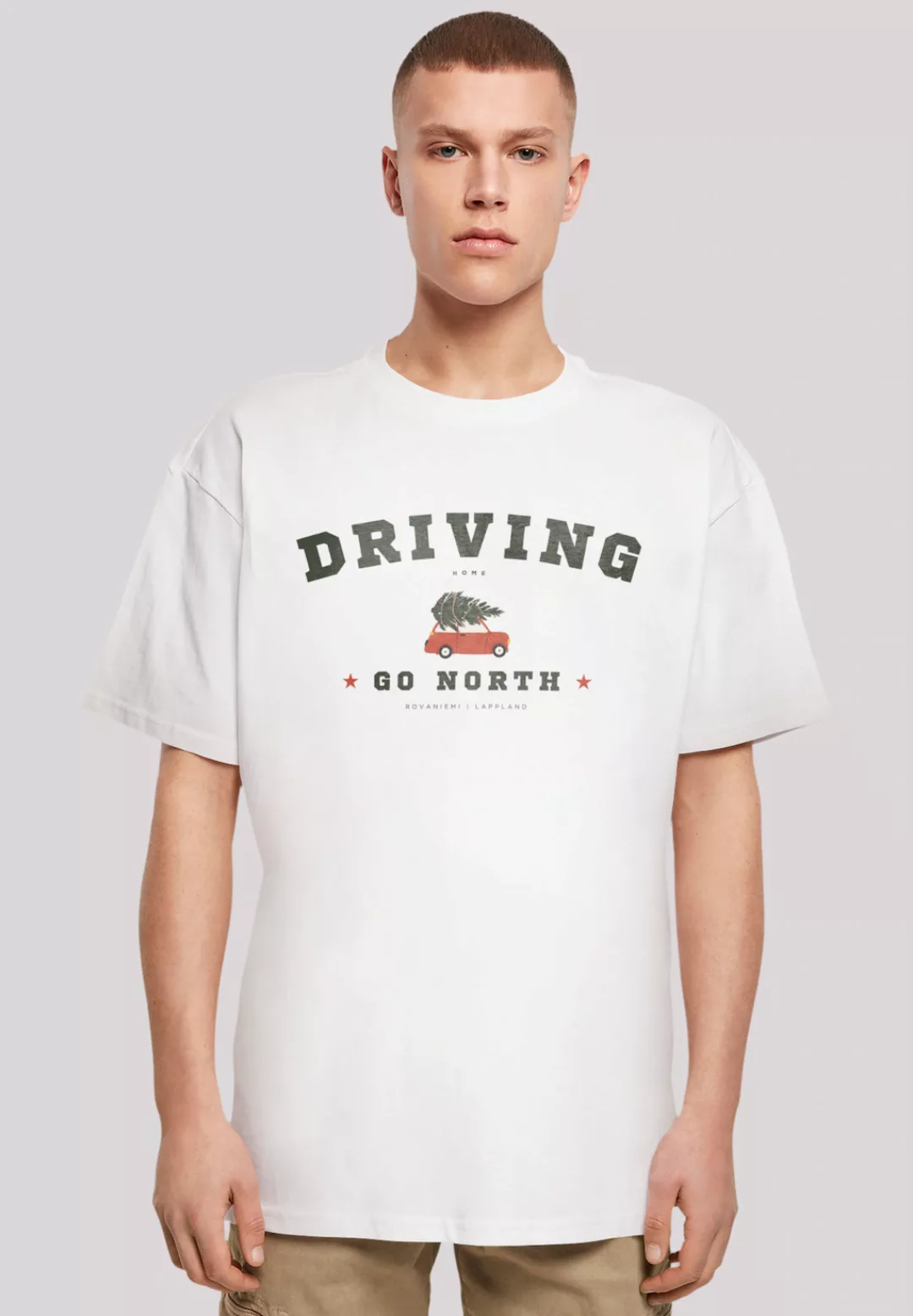 F4NT4STIC T-Shirt "Driving Home Weihnachten", Weihnachten, Geschenk, Logo günstig online kaufen