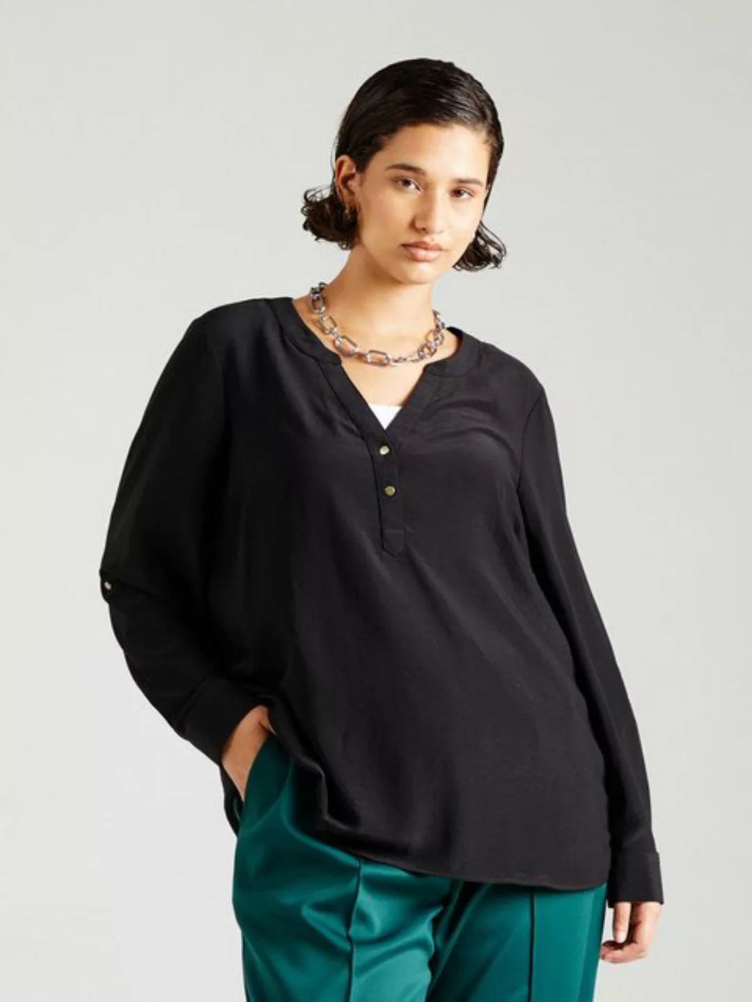 Vero Moda Curve Blusenshirt "VMCANI LS TOP WVN GA NOOS CUR" günstig online kaufen