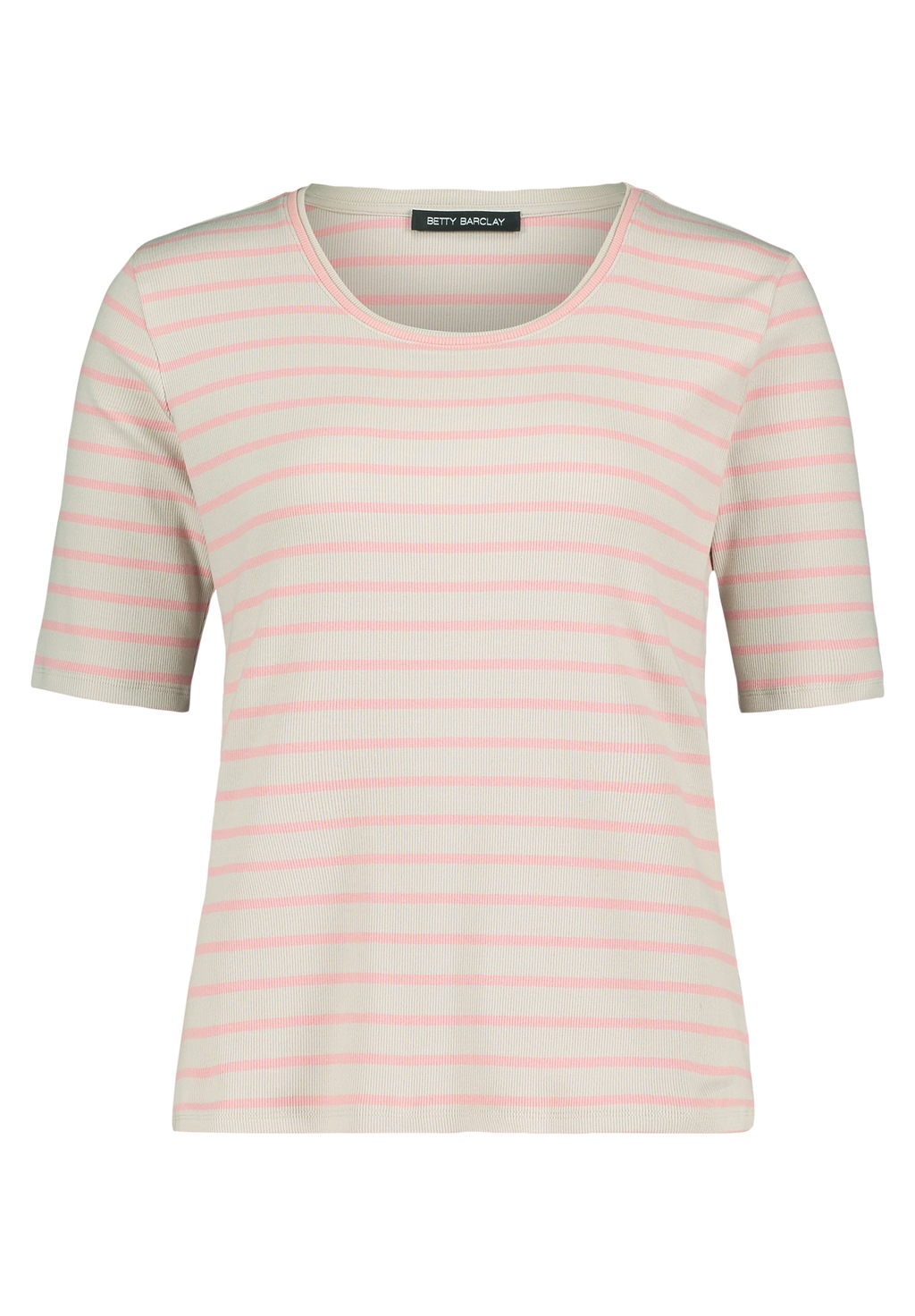 Betty Barclay Kurzarmshirt "Betty Barclay Basic Shirt mit Rippenstruktur", günstig online kaufen