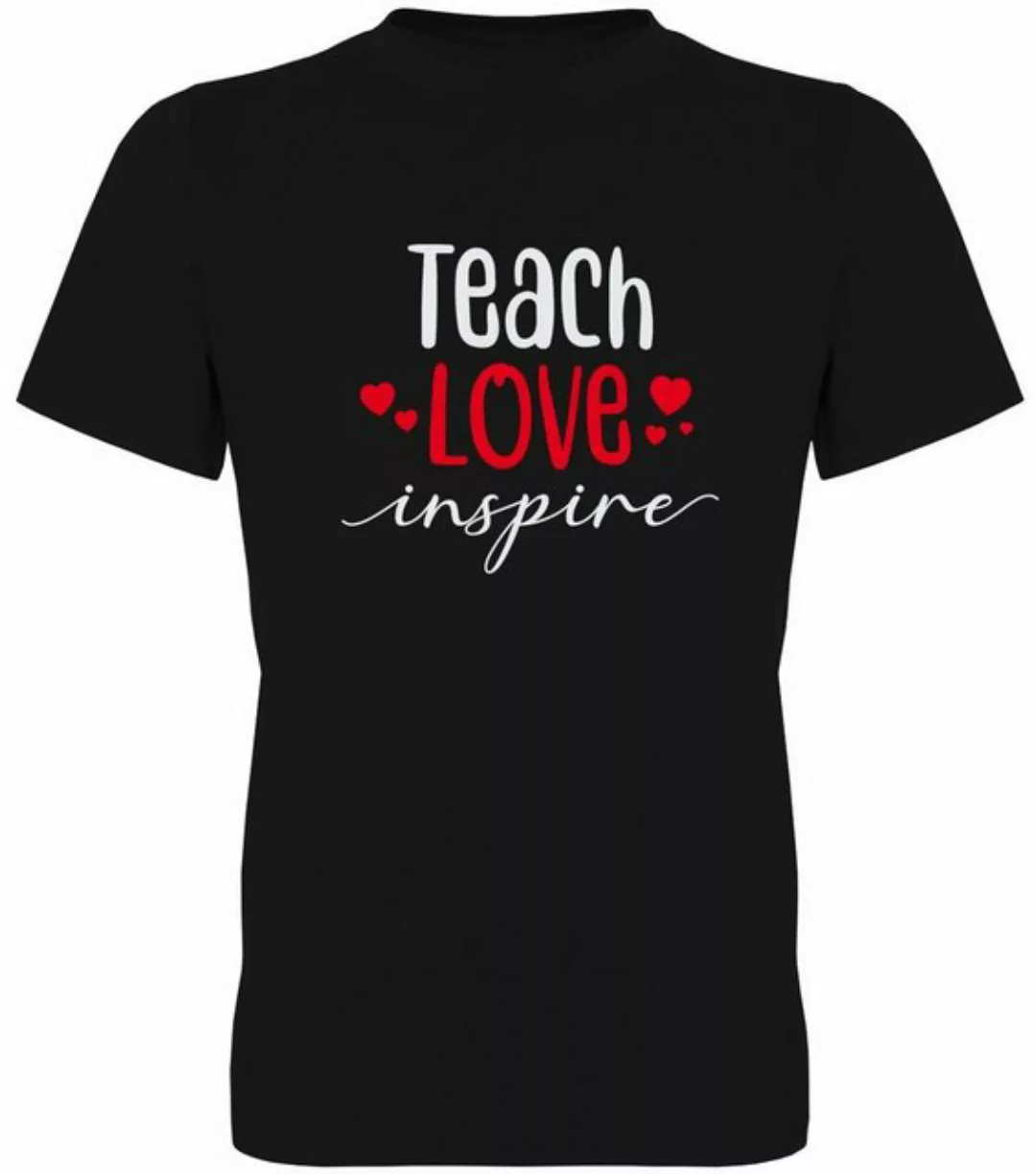 G-graphics T-Shirt Teach love inspire Herren T-Shirt, mit Frontprint, mit S günstig online kaufen