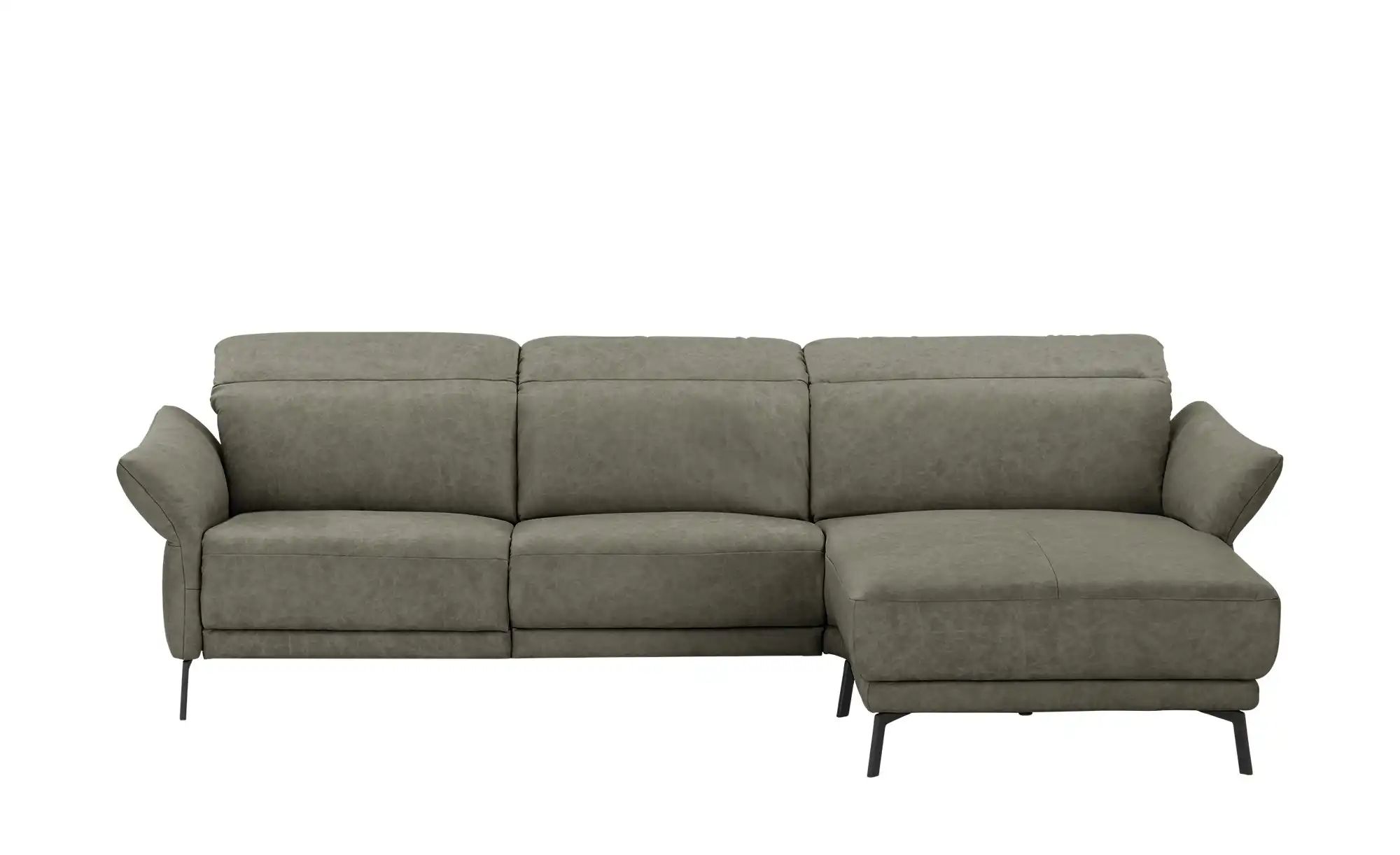 Wohnwert Ecksofa Leder Bellana ¦ grün ¦ Maße (cm): B: 285 H: 101 T: 161 Pol günstig online kaufen