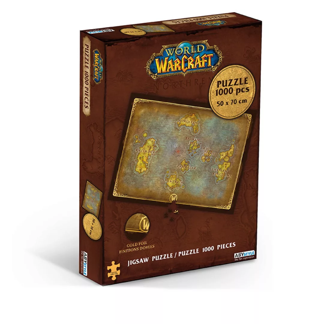 World Of Warcraft - 1000 Teile Puzzle "azeroth's Map" günstig online kaufen