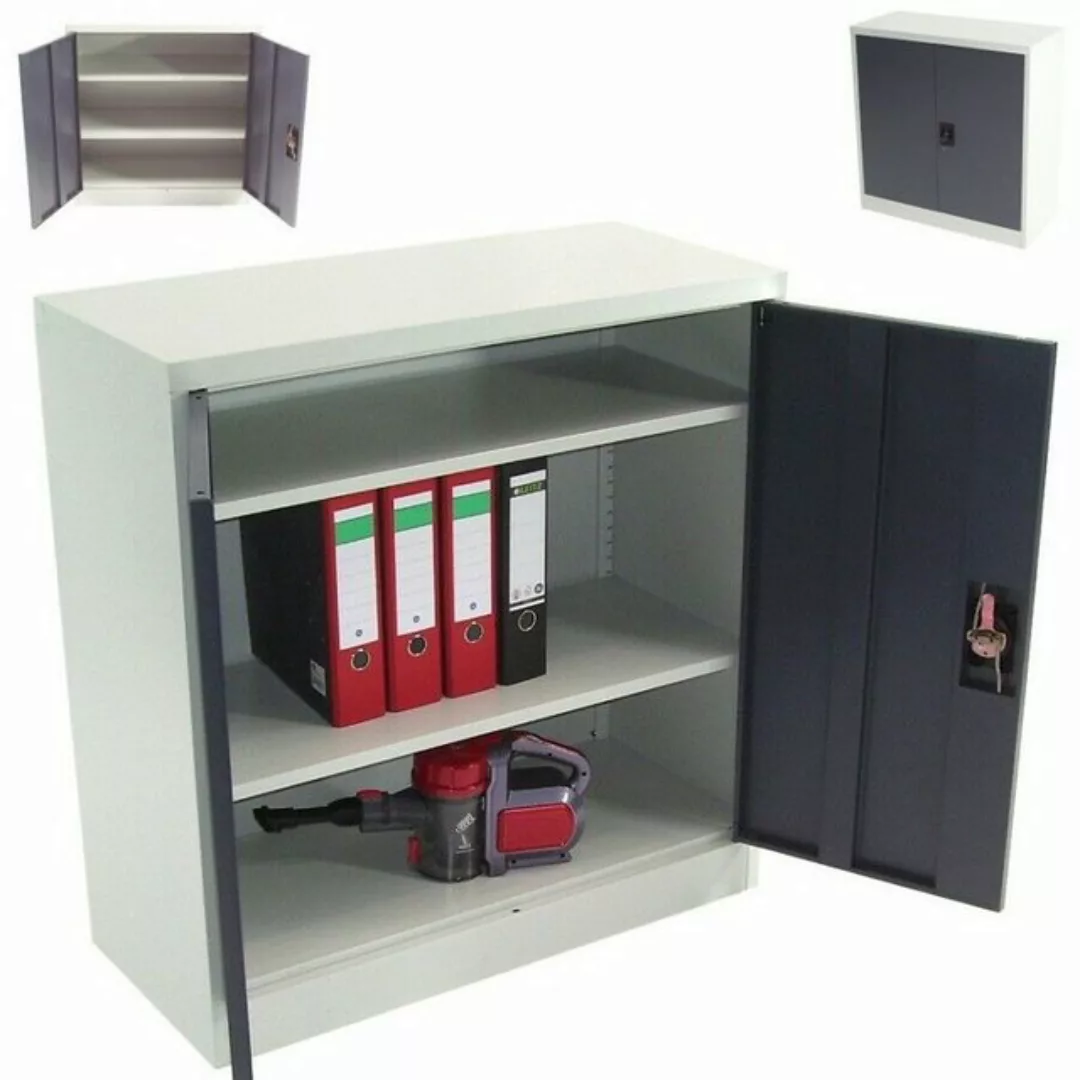 Apex Aktenschrank Aktenschrank Werkzeugschrank 93x90x40cm Metallschrank Spi günstig online kaufen