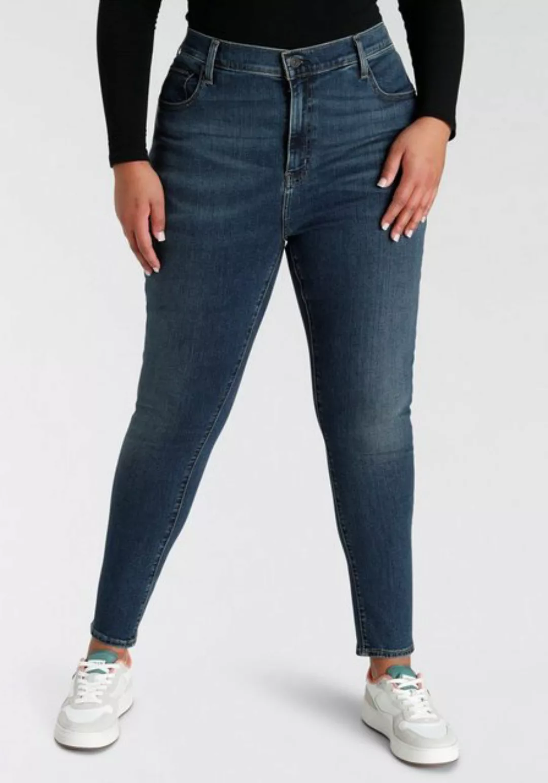 Levis Plus Skinny-fit-Jeans "721 PL HI RISE SKINNY", sehr figurbetonter Sch günstig online kaufen