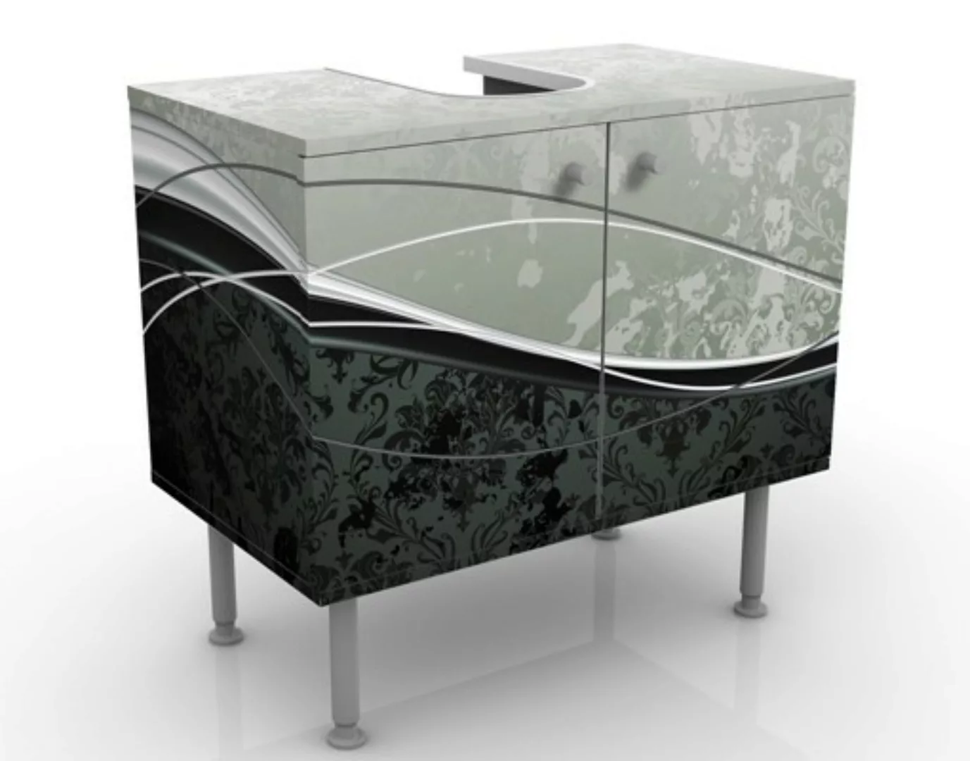 Waschbeckenunterschrank Muster & Textur Swinging Baroque günstig online kaufen
