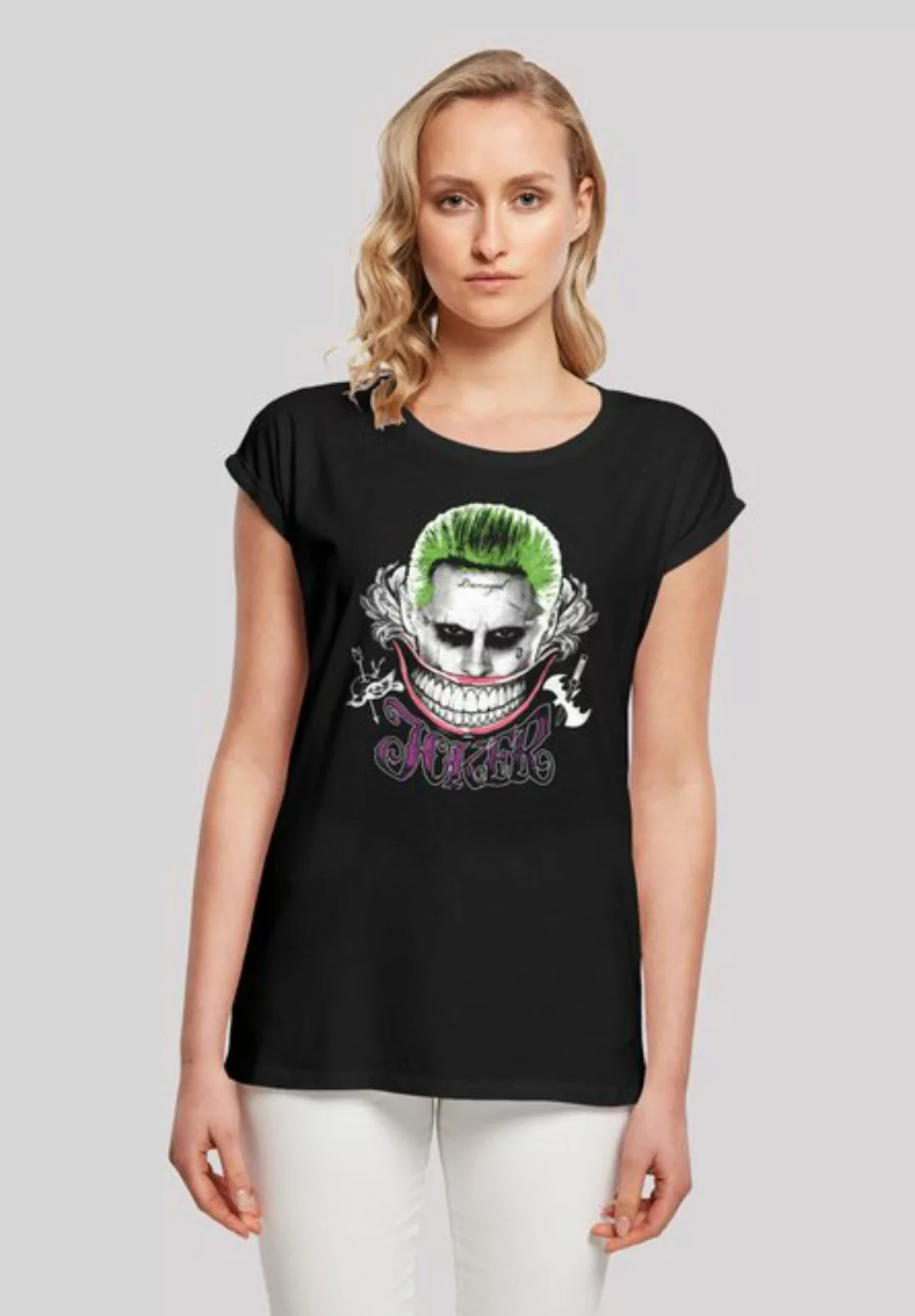 F4NT4STIC T-Shirt "Suicide Squad Joker Coloured Smile", Print günstig online kaufen