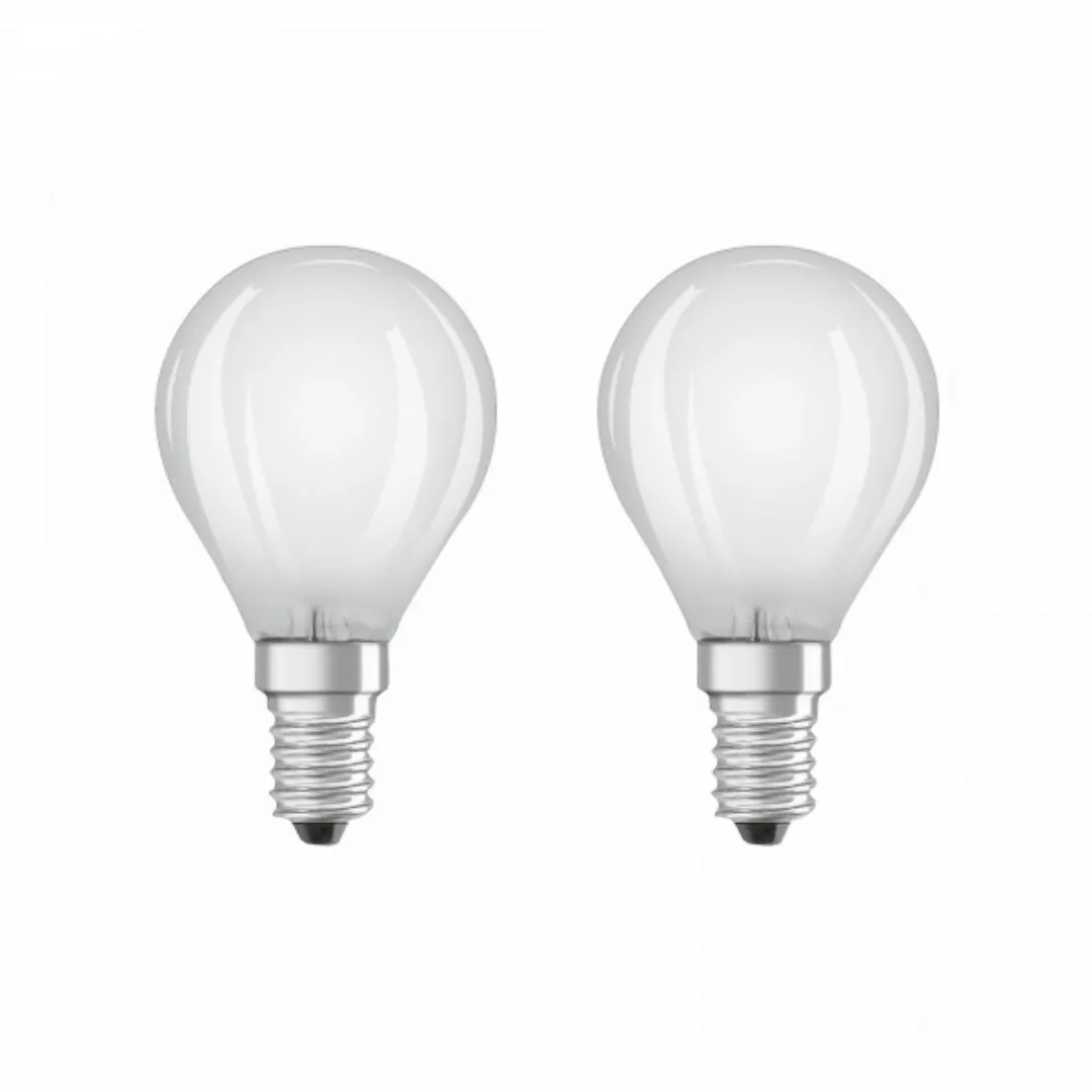 Osram LED-Leuchtmittel E14 Tropfenform 4 W 470 lm 2er Set 7,7 x 4,5 cm (H x günstig online kaufen