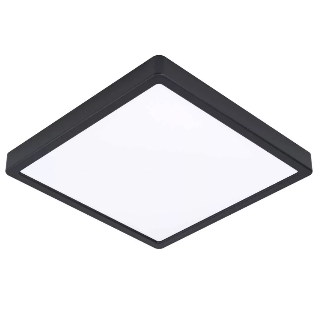 Eglo LED Aufbauleuchte Fueva 5 Weiß-Schwarz eckig 20,5W günstig online kaufen