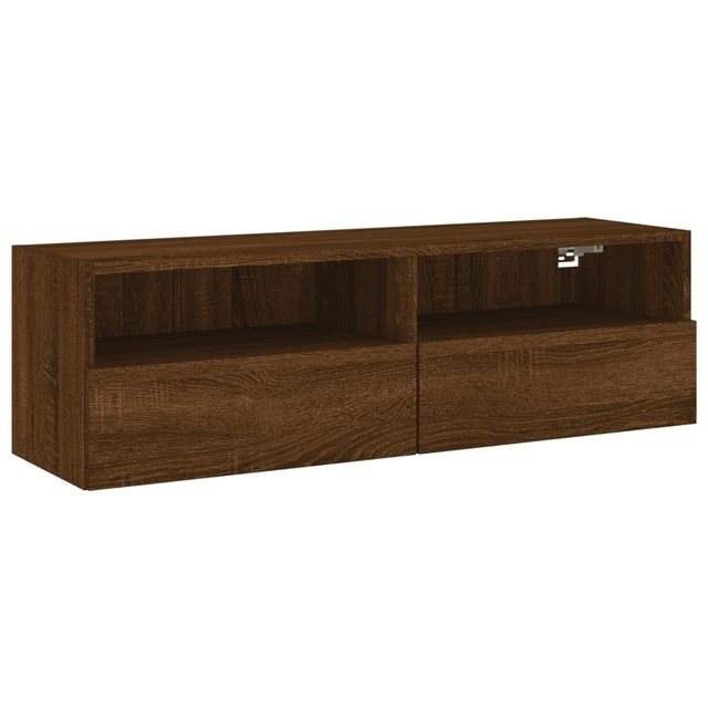 vidaXL TV-Schrank TV-Wandschrank Braun Eiche-Optik 100x30x30 cm Holzwerksto günstig online kaufen