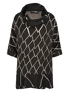 Long-Bluse Doris Streich schwarz günstig online kaufen