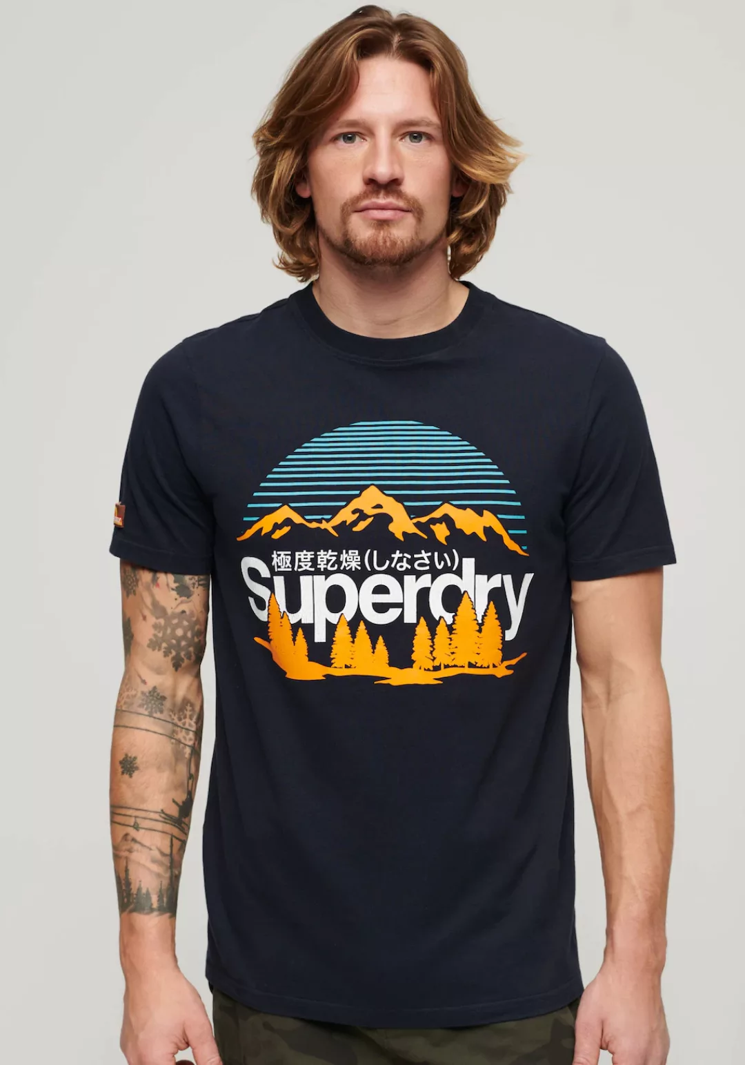 Superdry Kurzarmshirt SD-GREAT OUTDOORS NR GRAPHIC TEE günstig online kaufen