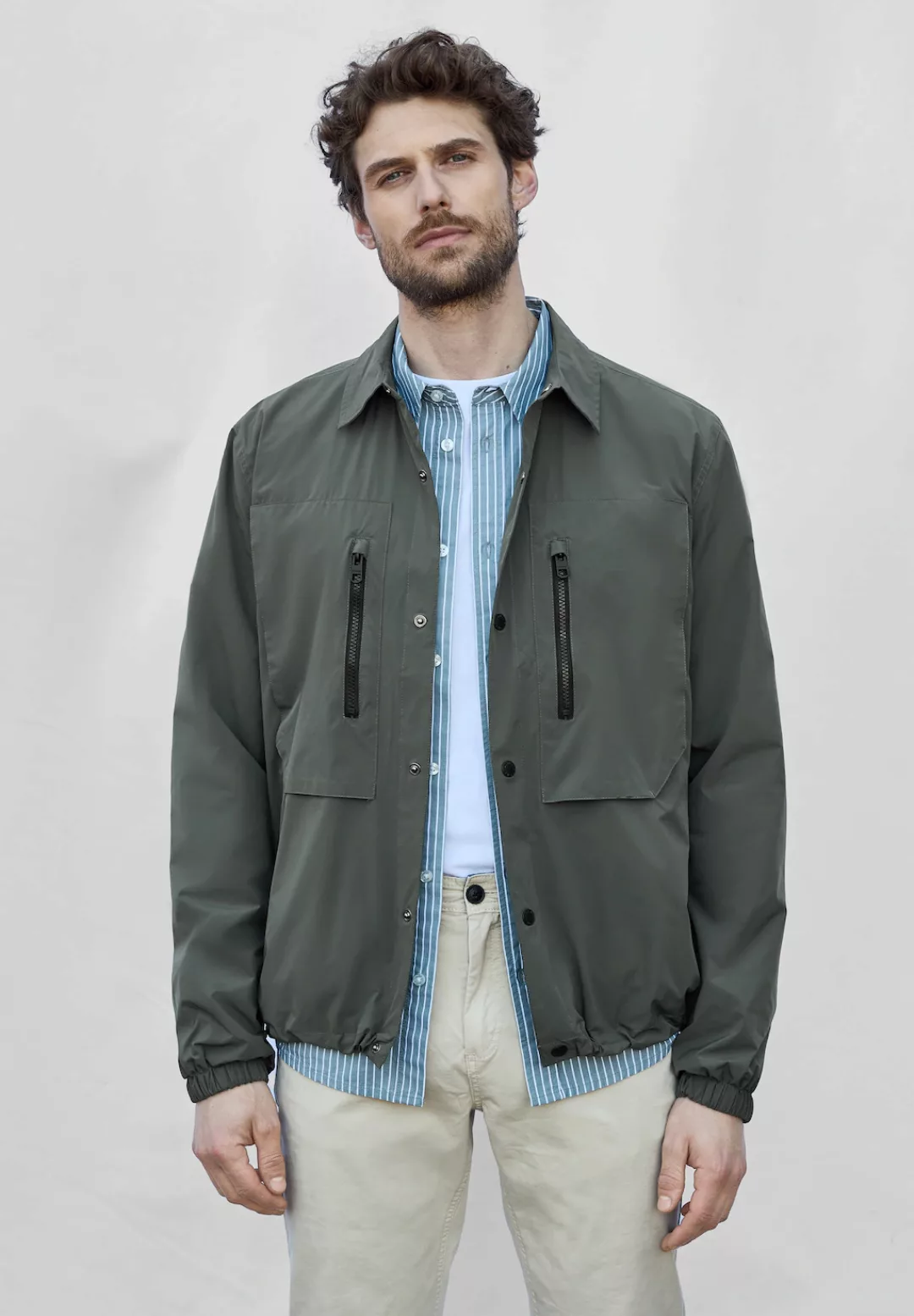 STREET ONE MEN Outdoorjacke, ohne Kapuze, mit Brusttaschen günstig online kaufen